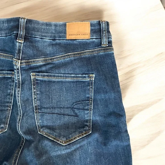 American Eagle Outfitters Women's Curvy Hi-Rise Jegging Size 6 Long Stretch - Picture 9 of 10